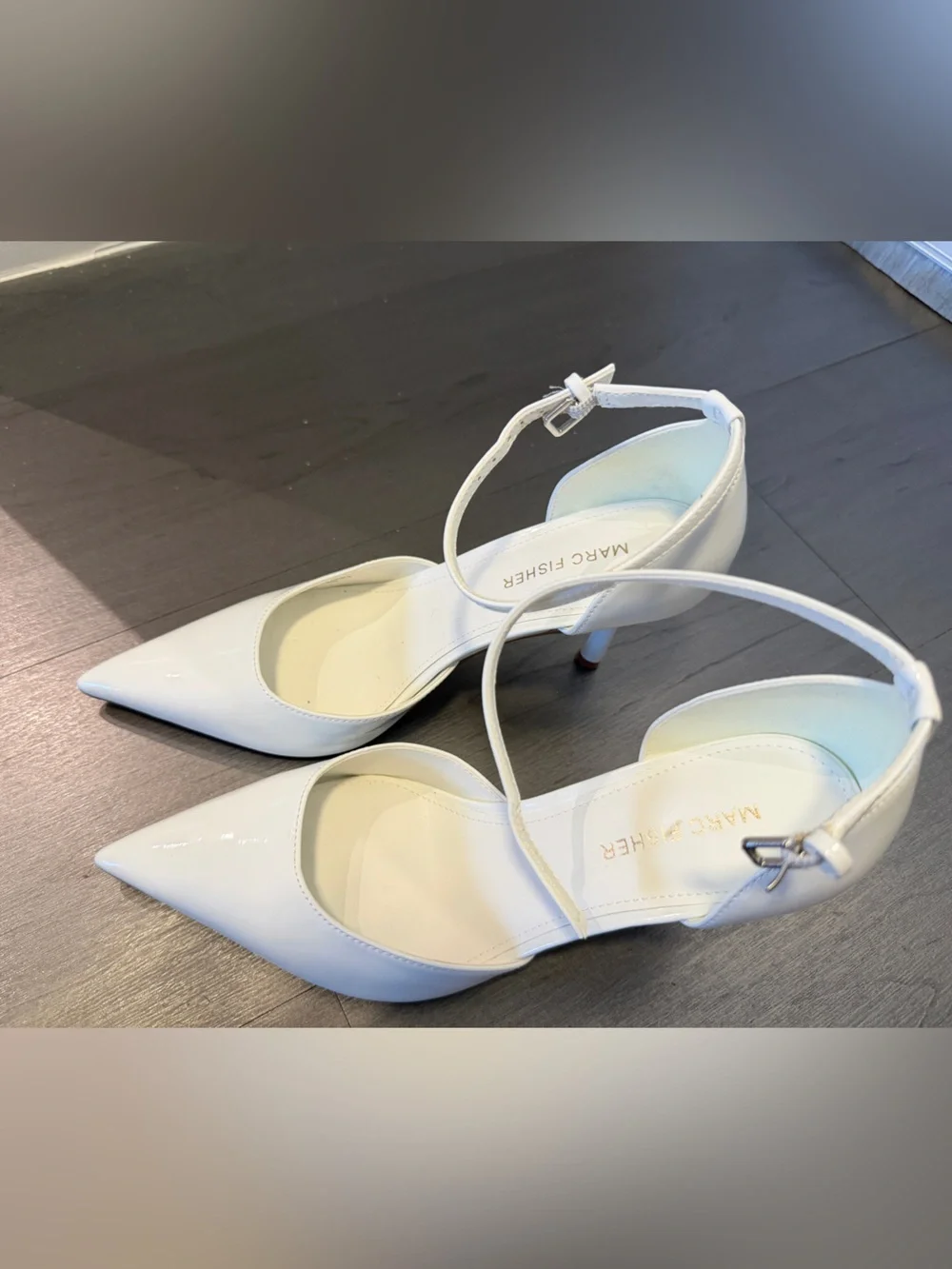 Marc Fisher White Heels - just bought in May, only worn once